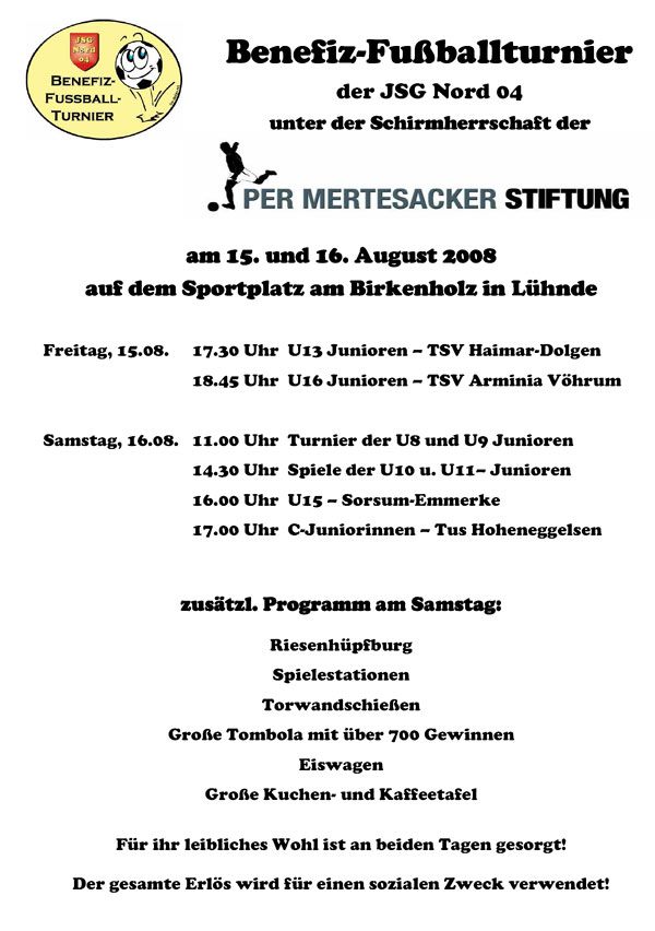 Benefiz-Fussball-Turnier